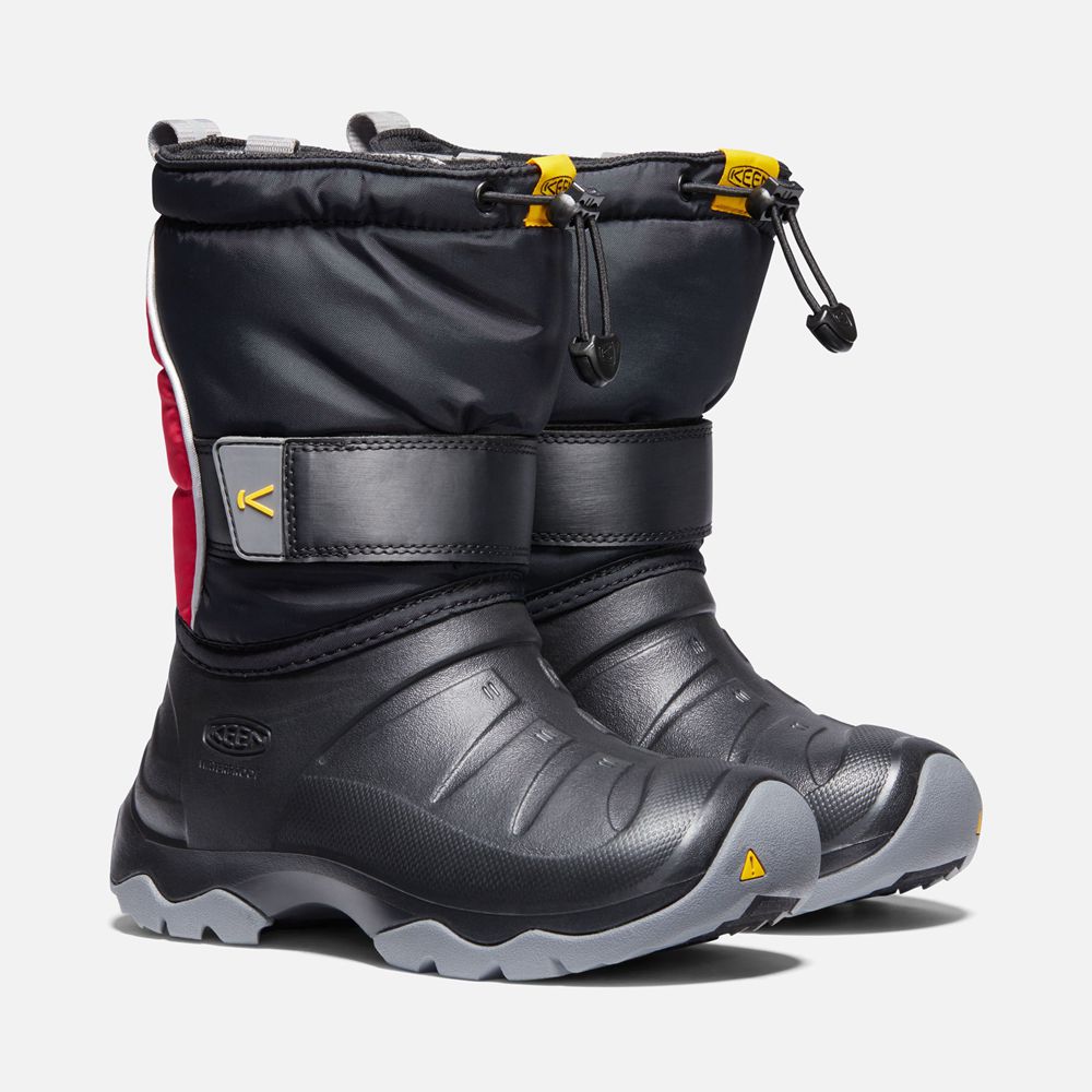 Keen Kar Botu Çocuk Siyah/Kırmızı - Lumi Ii Waterproof - Türkiye JFYC69347